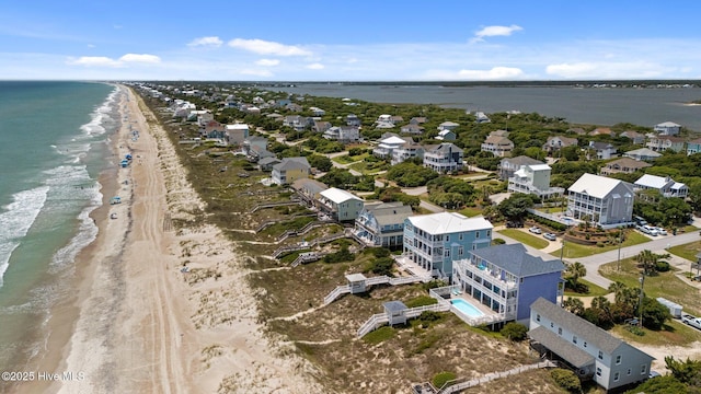 4101 Ocean Dr, Emerald Isle, NC 28594 - drone / aerial view of extended coastline