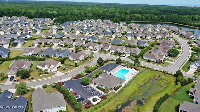 1284 Marsilio Ln SW Unit B, Ocean Isle Beach, NC 28469 - aerial view of property's location featuring a forest
