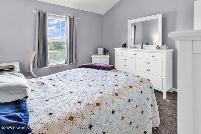2129 Cass Lake Dr, Calabash, NC 28467 - carpeted bedroom with vaulted ceiling
