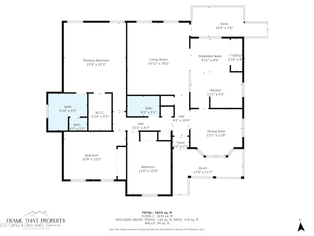 78 Clifford Rd, Red Springs, NC 28377 - view of floor plan / room layout