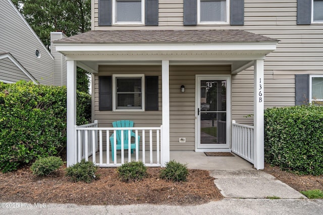 136 Lullwater Dr Unit B, Wilmington, NC 28403 - entrance to property featuring covered porch
