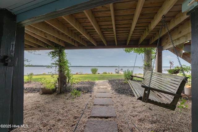 211 Fannie Creek Ln, Sneads Ferry, NC 28460 - view of yard featuring a water view