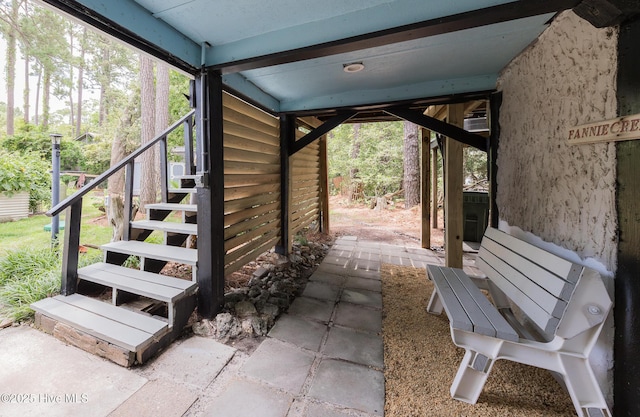 211 Fannie Creek Ln, Sneads Ferry, NC 28460 - view of patio with stairway