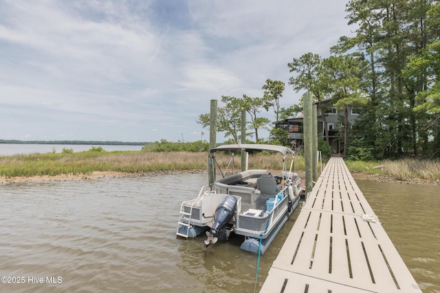 211 Fannie Creek Ln, Sneads Ferry, NC 28460 - dock area with a water view