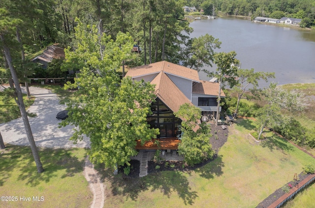 211 Fannie Creek Ln, Sneads Ferry, NC 28460 - aerial overview of property's location with a nearby body of water