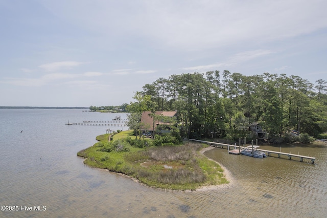 211 Fannie Creek Ln, Sneads Ferry, NC 28460 - water view with a boat ramp