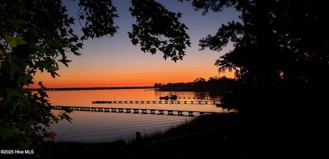 211 Fannie Creek Ln, Sneads Ferry, NC 28460 - dock featuring a water view