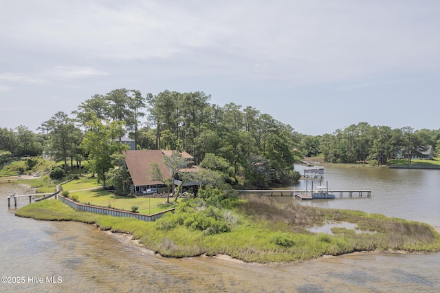 211 Fannie Creek Ln, Sneads Ferry, NC 28460 - dock with a water view