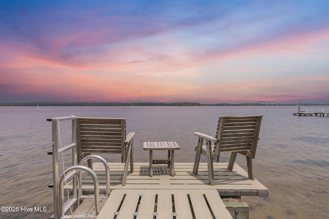 211 Fannie Creek Ln, Sneads Ferry, NC 28460 - dock area featuring a water view