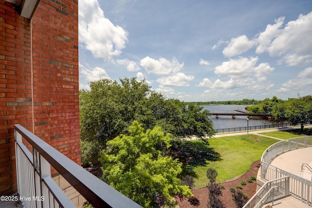 203 Sky Sail Blvd, New Bern, NC 28560 - balcony featuring a water view
