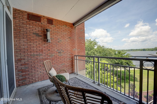 203 Sky Sail Blvd, New Bern, NC 28560 - balcony featuring a water view