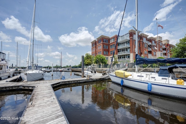 203 Sky Sail Blvd, New Bern, NC 28560 - dock area featuring a water view
