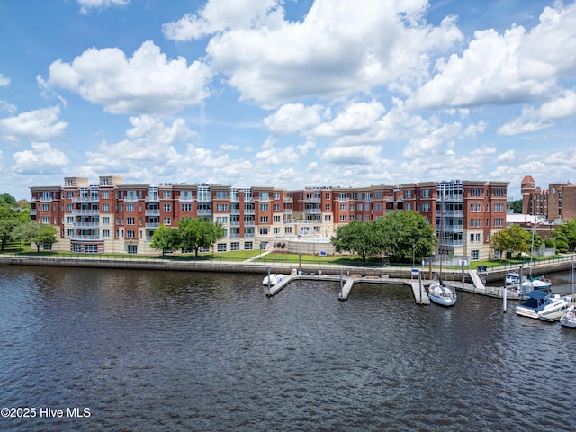 203 Sky Sail Blvd, New Bern, NC 28560 - water view featuring a dock