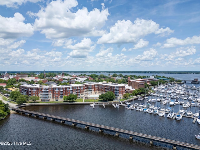 203 Sky Sail Blvd, New Bern, NC 28560 - bird's eye view of a large body of water and numerous boat docks