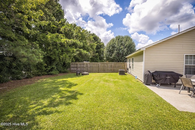 2505 Legend Dr, Wilmington, NC 28405 - view of yard featuring a patio area
