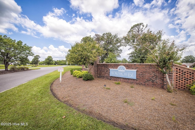 2505 Legend Dr, Wilmington, NC 28405 - community / neighborhood sign featuring a lawn