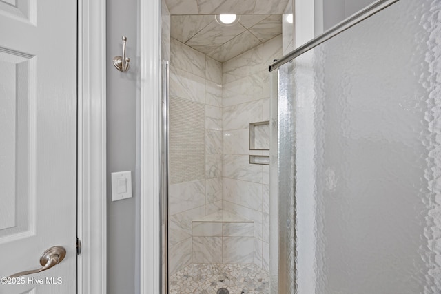 376 Red Fox Run Dr, Wallace, NC 28466 - bathroom with a stall shower