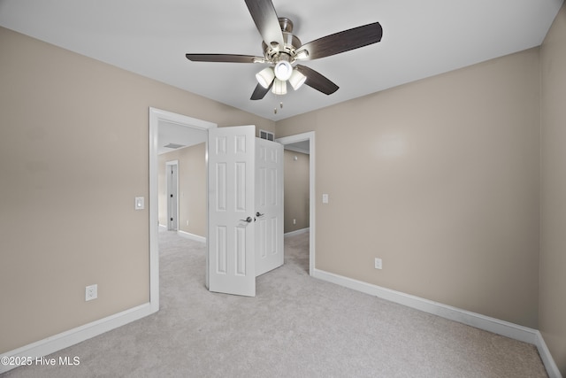 376 Red Fox Run Dr, Wallace, NC 28466 - unfurnished bedroom with carpet floors and a ceiling fan