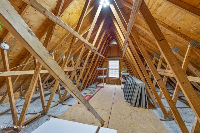 376 Red Fox Run Dr, Wallace, NC 28466 - view of unfinished attic