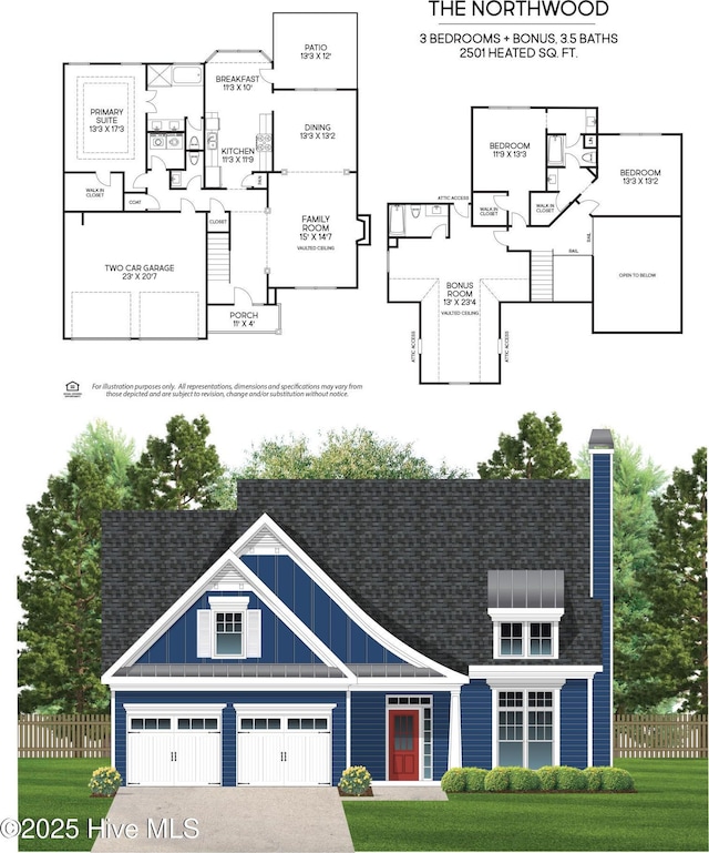 305 Duck Hvn, Swansboro, NC 28584 - view of floor plan / room layout