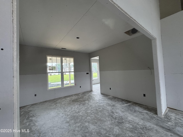 305 Duck Hvn, Swansboro, NC 28584 - unfurnished room featuring unfinished concrete floors