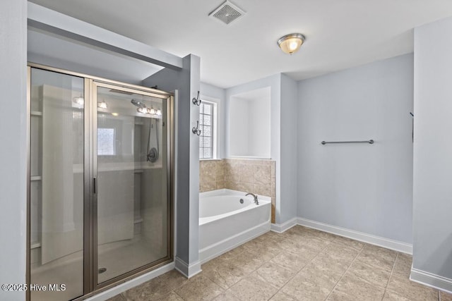 109 Creek End Ct, Swansboro, NC 28584 - full bathroom with a stall shower and a bath