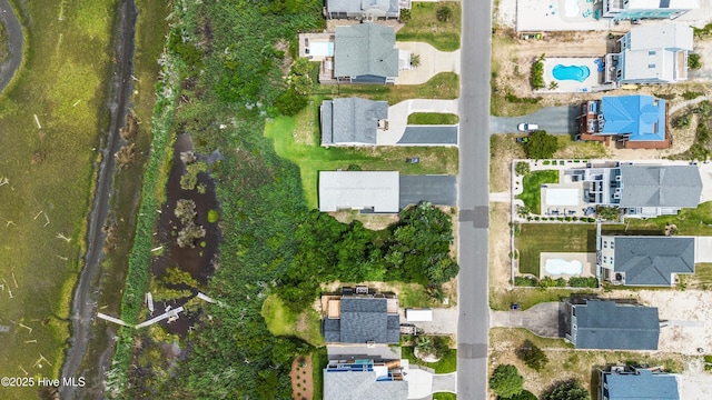 316 E Dolphin Dr, Oak Island, NC 28465 - aerial view of property's location with a pool