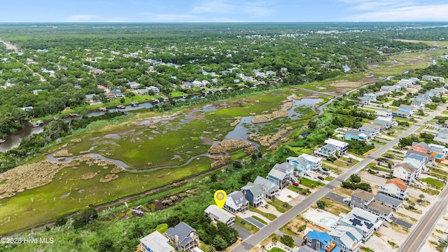316 E Dolphin Dr, Oak Island, NC 28465 - view of property location with a large body of water and nearby suburban area