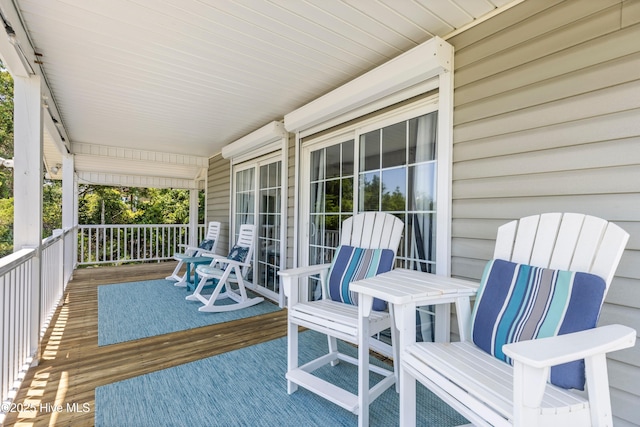 316 E Dolphin Dr, Oak Island, NC 28465 - view of porch