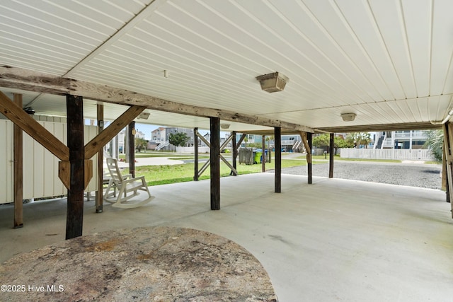 316 E Dolphin Dr, Oak Island, NC 28465 - view of patio with a carport