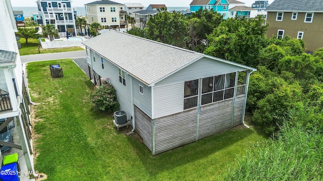 316 E Dolphin Dr, Oak Island, NC 28465 - aerial perspective of suburban area