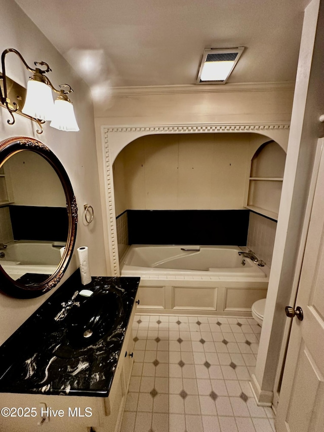 9550 NC-171, Williamston, NC 27892 - bathroom featuring a bath and ornamental molding