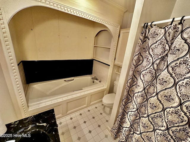 9550 NC-171, Williamston, NC 27892 - bathroom featuring tile patterned floors and a garden tub