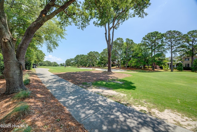 8508 Hammock Dunes Dr, Wilmington, NC 28411 - surrounding community with a yard and view of scattered trees