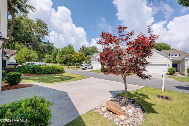 8508 Hammock Dunes Dr, Wilmington, NC 28411 - view of grassy yard with concrete driveway