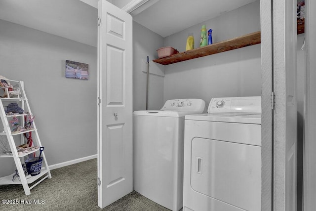 1785 New River Inlet Rd Unit 2, North Topsail Beach, NC 28460 - washroom featuring carpet flooring and washer and clothes dryer