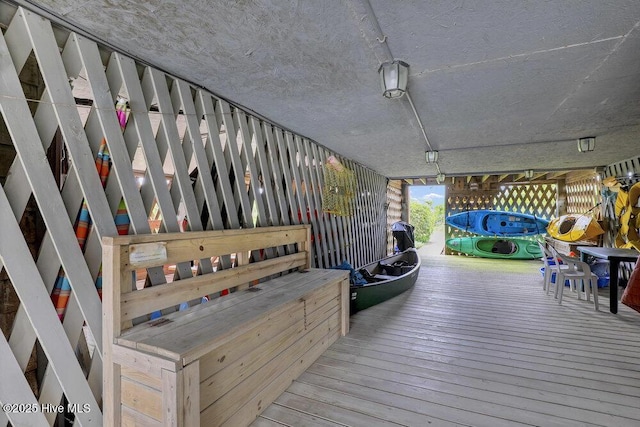 1785 New River Inlet Rd Unit 2, North Topsail Beach, NC 28460 - view of wooden terrace