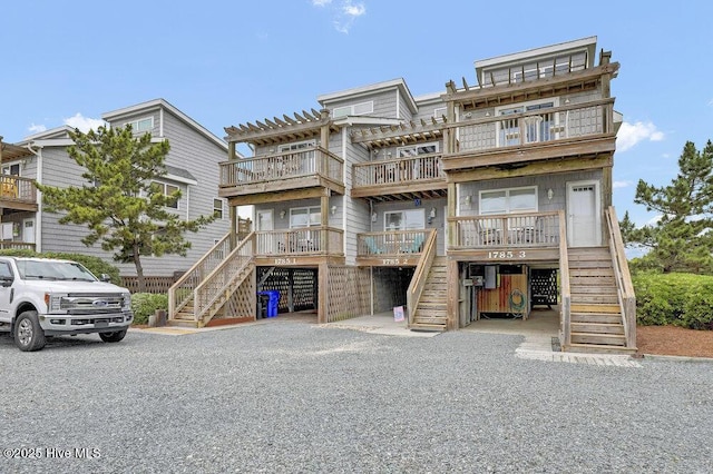 1785 New River Inlet Rd Unit 2, North Topsail Beach, NC 28460 - view of front facade featuring stairway