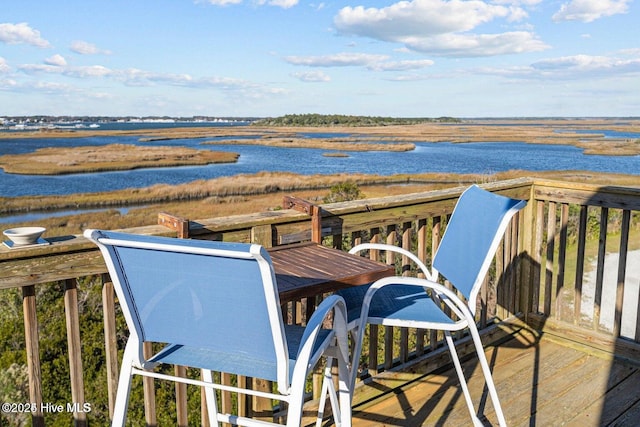 1785 New River Inlet Rd Unit 2, North Topsail Beach, NC 28460 - deck with a water view