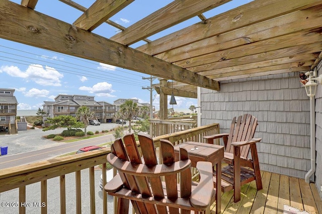 1785 New River Inlet Rd Unit 2, North Topsail Beach, NC 28460 - view of wooden terrace