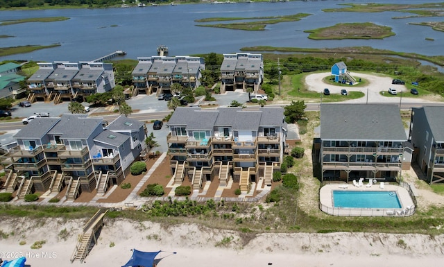 1785 New River Inlet Rd Unit 2, North Topsail Beach, NC 28460 - drone / aerial view of a large body of water