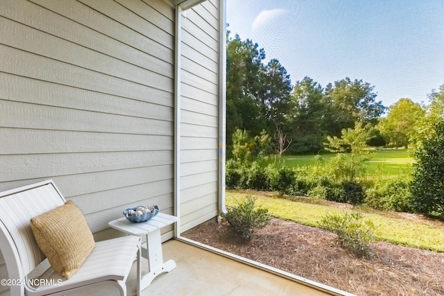 395 S Crow Creek Dr Unit 1712, Calabash, NC 28467 - view of patio / terrace featuring view of wooded area