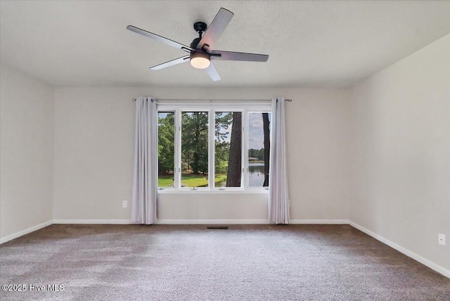 120 Shagbark Ct, Seven Lakes, NC 27376 - carpeted spare room with a ceiling fan and baseboards