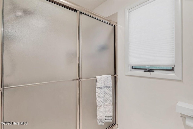 120 Shagbark Ct, Seven Lakes, NC 27376 - bathroom with a shower with shower door