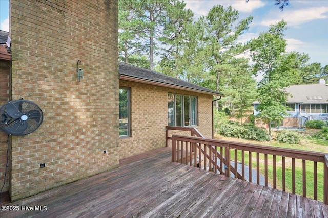 120 Shagbark Ct, Seven Lakes, NC 27376 - view of wooden terrace