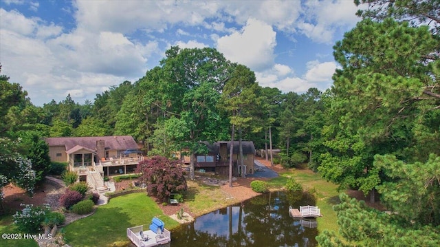 120 Shagbark Ct, Seven Lakes, NC 27376 - aerial overview of property's location with a heavily wooded area