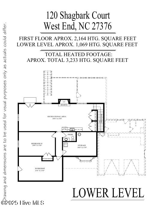 120 Shagbark Ct, Seven Lakes, NC 27376 - view of home floor plan