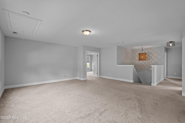 1035 Bent Blade Ln, Wilmington, NC 28411 - spare room with attic access and carpet floors