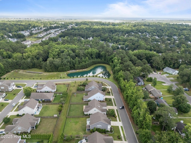 1035 Bent Blade Ln, Wilmington, NC 28411 - aerial overview of property's location with nearby suburban area and a forest