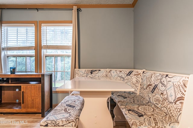 1360 Rays Bridge Rd, Whispering Pines, NC 28327 - living area featuring wood finished floors and ornamental molding